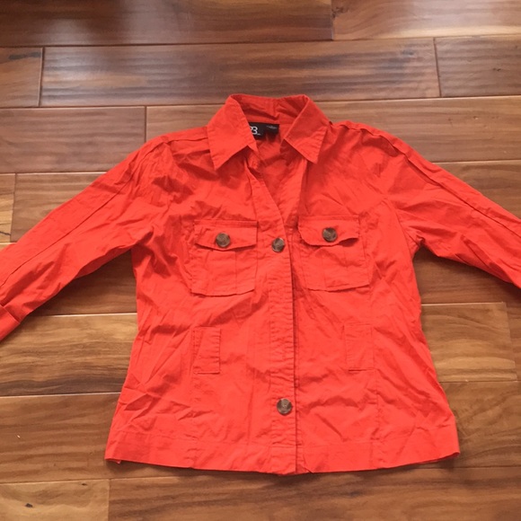 23rd ST. ORANGE BUTTON DOWN SZ L - Picture 1 of 8